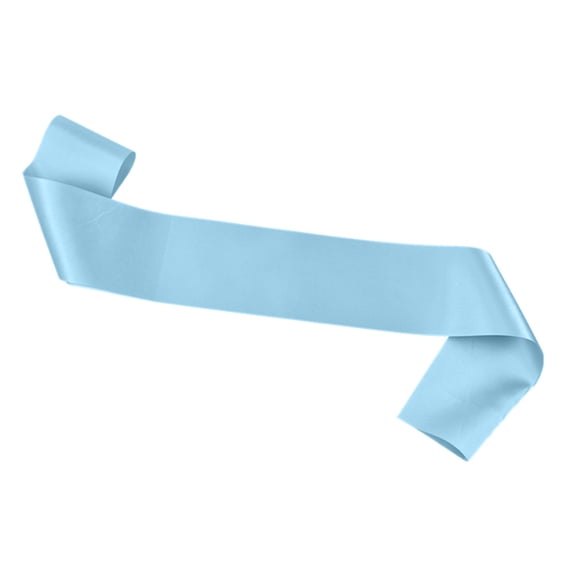 Huanledash Party Sash Blank Solid Color Costume Accessory Fabric Bride Shoulder Strap Wedding Award Ceremony Sash Etiquette Ribbon Decoration