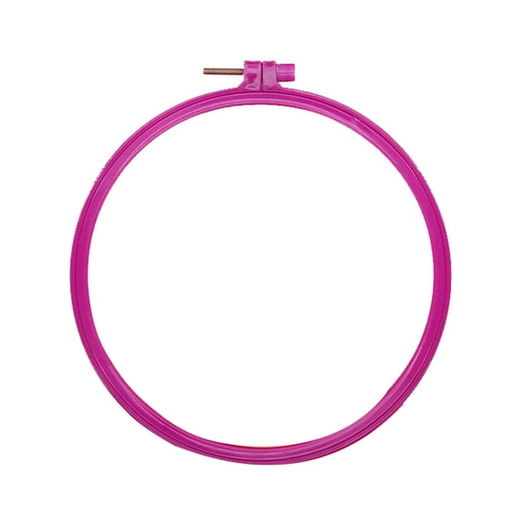 Huanledash Plastic Cross Stitch Embroidery Hoop Circle Sewing Frame DIY Needlework Tool