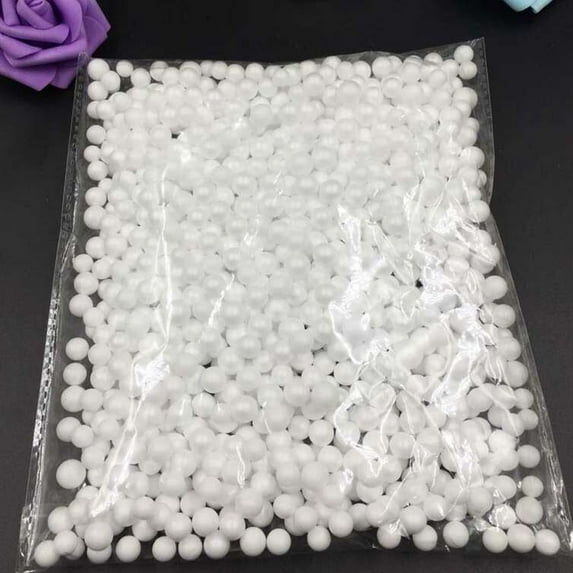 Huanledash Polystyrene Gift Box Filler Foam DIY Mini Beads Multicolor Balls Decor