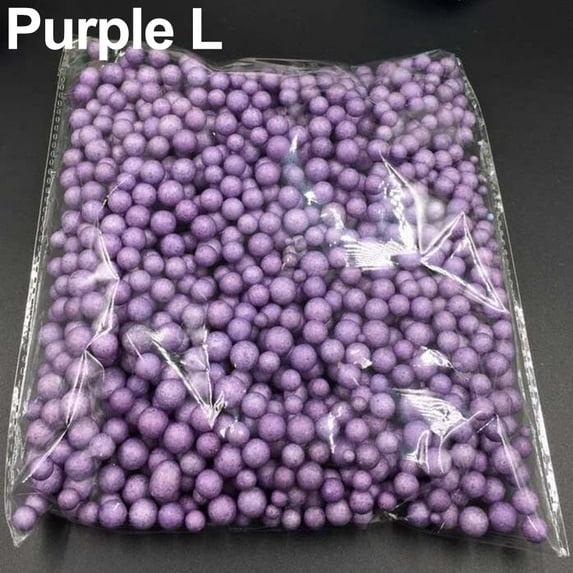 Huanledash Polystyrene Gift Box Filler Foam DIY Mini Beads Multicolor Balls Decor