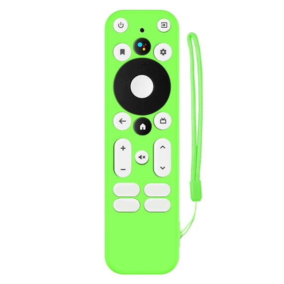Huanledash Protective Cover Waterproof Shock proof Top Opening Remote Control Solid Color Silicone Case for Onn for Android TV 4K UHD