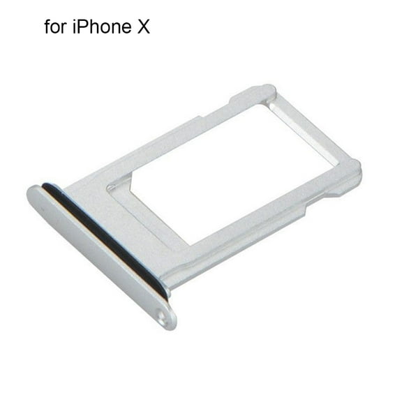 Huanledash Replacement SIM Card Holder Slot Tray Plate Repair Part for iPhone 8 8Plus X