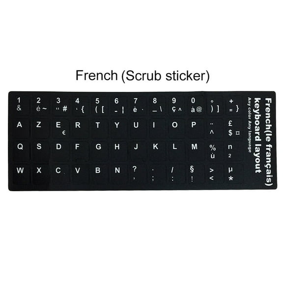 Huanledash Russian Spanish English French Letters PC Laptop Computer Keyboard Stickers