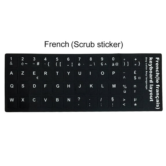 Huanledash Russian Spanish English French Letters PC Laptop Computer Keyboard Stickers