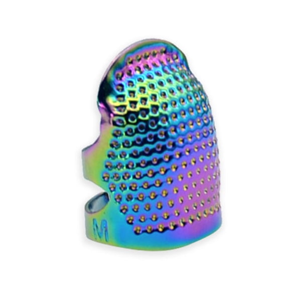 Huanledash Sewing Thimble Adjustable Solid Anti-rust Sewing Thimble Finger Protector for Needlework