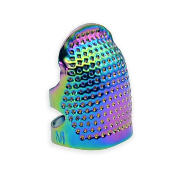 Huanledash Sewing Thimble Adjustable Solid Anti-rust Sewing Thimble Finger Protector for Needlework