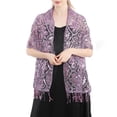thumbnail image 1 of Huanledash Shawl Comfortable Long Elegant Lightweight Polyester Sequin Glitter Evening Dress Shawl for Dating, 1 of 8