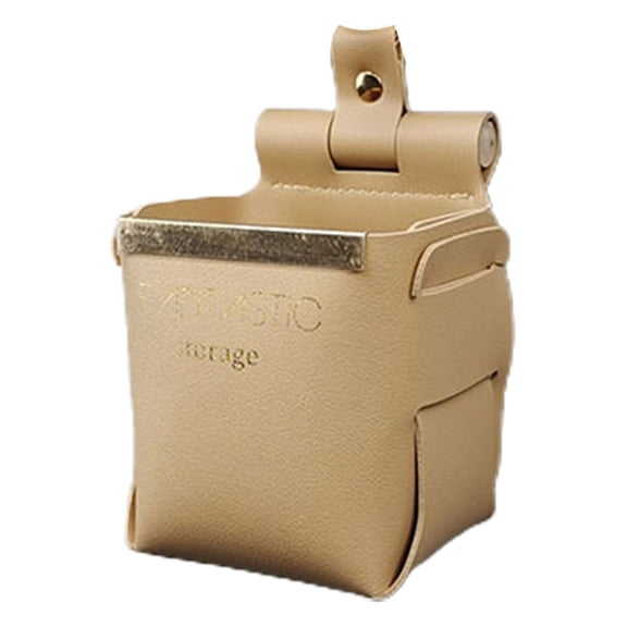 Huanledash Storage Box Punch-free Space-saving Nordic Style Elegant Wall Sundries Storage Bag Household Supplies