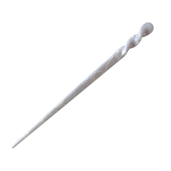 Huanledash Twist Shape Exquisite Elegant Simple Hair Stick Vintage Chinese Style Acetate Sheet Hair Chopstick Hair Accessories