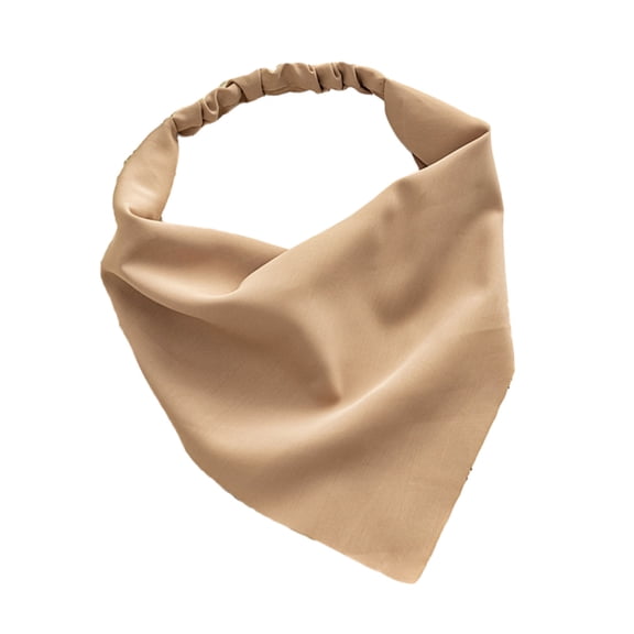 HUANLEDASH Women Head Scarf Vintage Triangle Anti-slip Solid Color Elastic Band Hair Decoration Bandanas Adjustable Pastoral Style Headband Hair Accessories