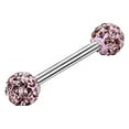 thumbnail image 1 of Huanledash Women Rhinestone Tongue Nose Nipple Ring Stud Earrings Body Piercing Jewelry, 1 of 7
