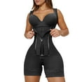 thumbnail image 1 of Huanyaaa Shapewear for Women Body Lifting Bodysuit Girdle One Shoulder Jumpsuits for Women Ladies Long Sleeve Romper Tropical Jumpsuit Women Body Suits Tops Linen Overalls Bodysuit Long Sleeve Women, 1 of 5