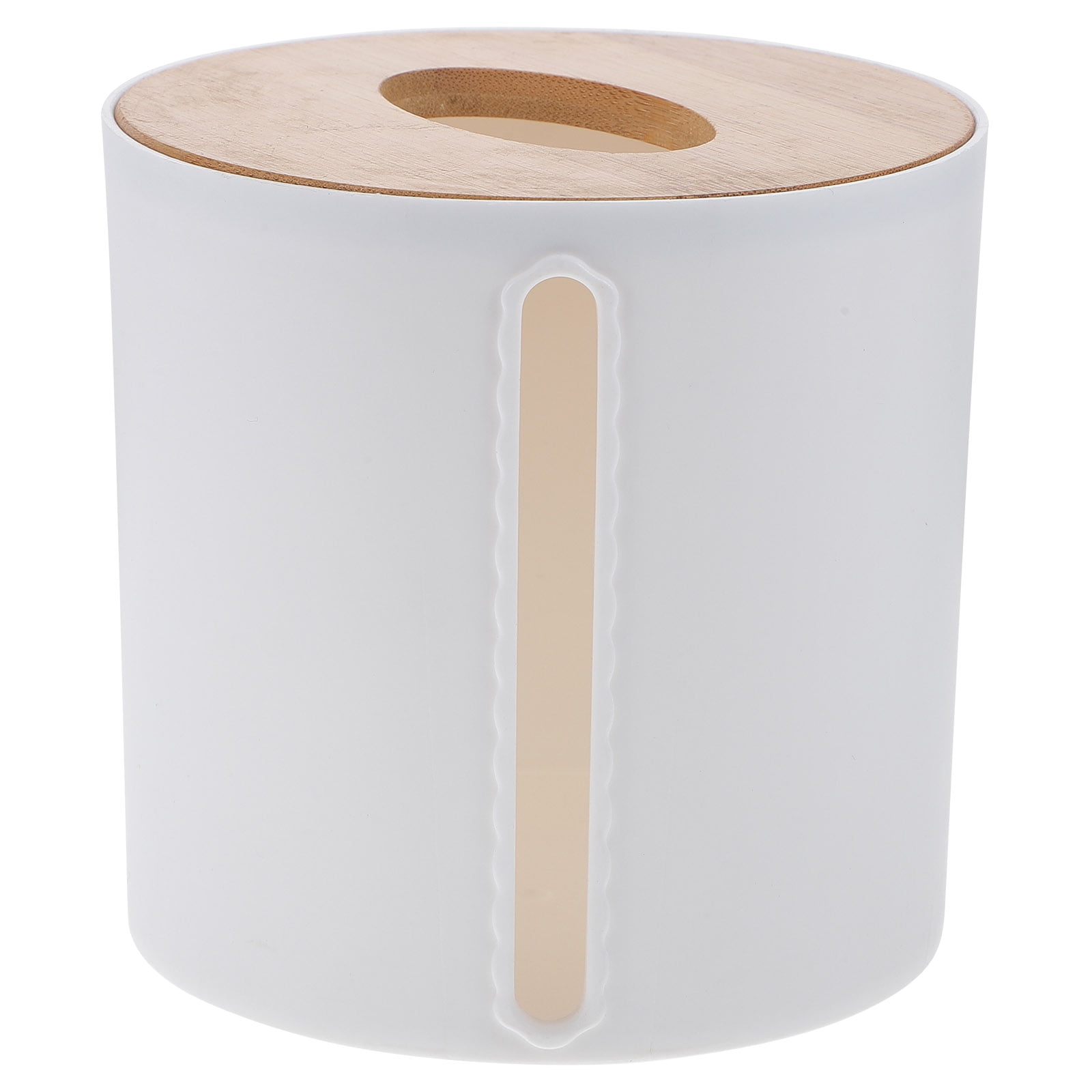 Huaq 1 Pc Round Roll Paper Storage Box Roll Paper Holder Case Paper Holder