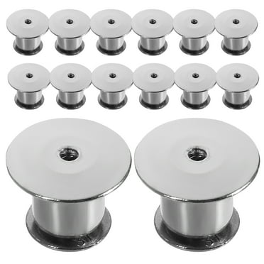 Huaq 32Pcs Locking Pin Backs Pin Badge Backs Replacement Brooch Pin Keepers for Bag Hat