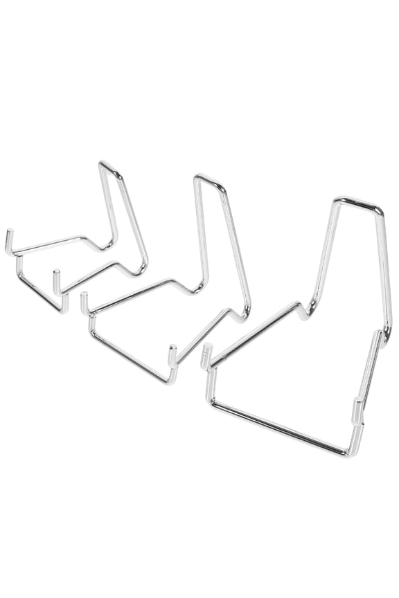 Huaq 3pcs Rock Display Stands Display Easel Stands Agate Crystal Stands Gemstone Holders