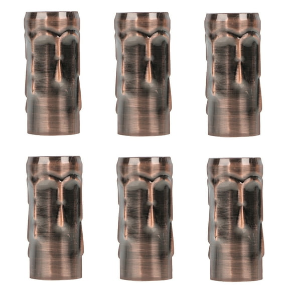 6Pcs DIY Retro Chandelier Straight Lamp Accessories Casing for Home Decor