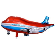 Huaq Airplane Ballons Cartoon Flying Party Birthday Foil Ballon Decor Aircraft Kids Toy(Red)