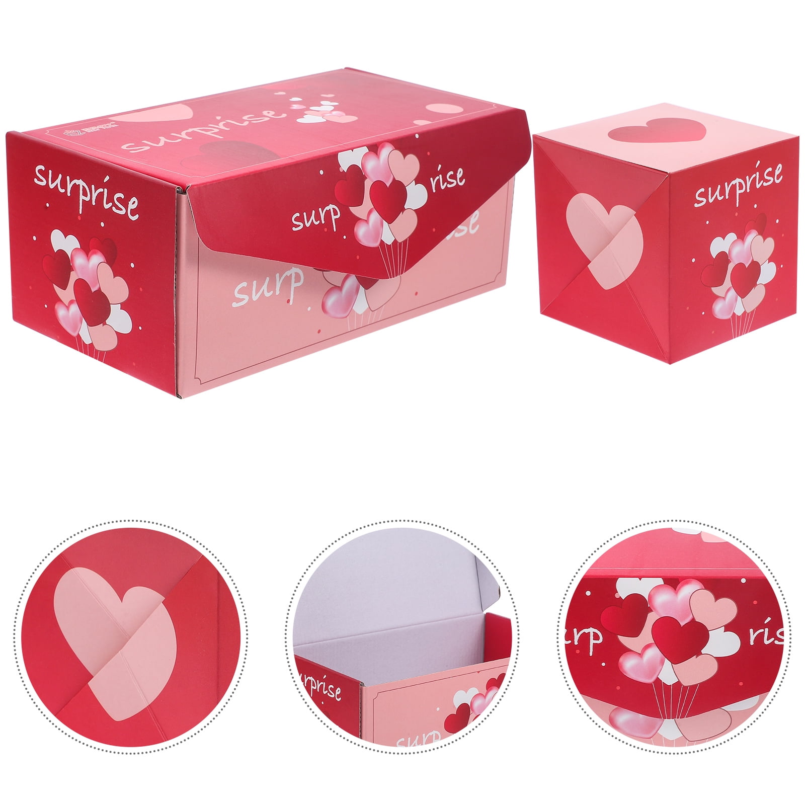 Bouncing Box Present Huaq Chinese Valentine's Day surprise jumping box birthday creative ...