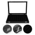 thumbnail image 2 of 40-Piece Wholesale Lot Mixed Plastic Crystal Jewelry Ring Display Boxes - Black 2 of 5