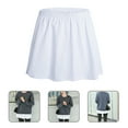 thumbnail image 1 of Huaq Shirt with false hem skirt layered inside to look slim with sweater and bottoming skirt (white - one size), 1 of 6
