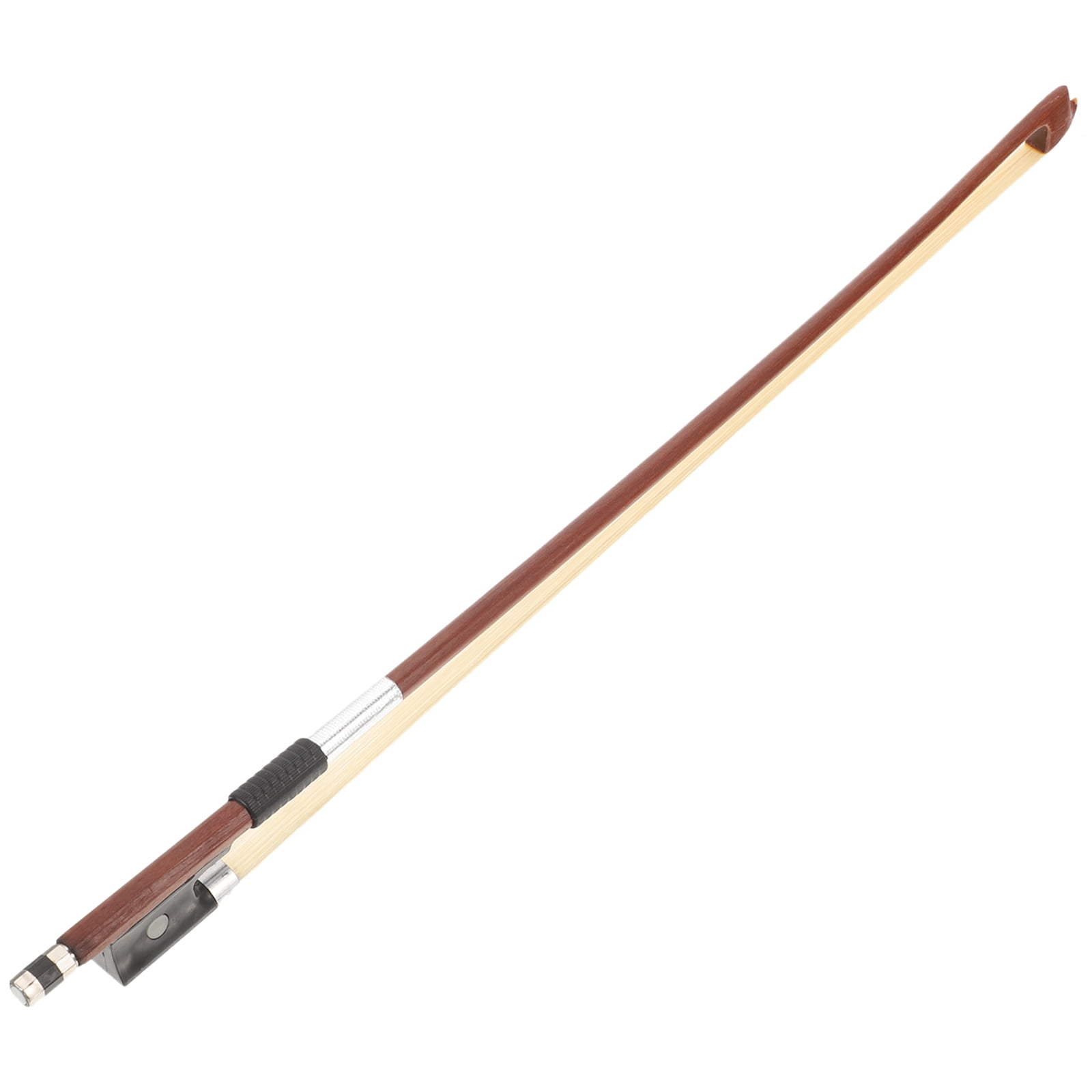 Huaq Violin bow performance grade pure horsetail bow (1/10 1/16 violin black tail pants popular bow)