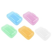 Huarll Beauty Products, Toothbrush Head Cover, 5Pc Travel with Toothbrush Head Cover Travel with Portable Toothbrush Case Toothbrush Head Protector