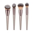 thumbnail image 1 of Huarll Brush, Makeup Brush, 4Pcs Makeup Brush Set Premium Synthetic Foundation Brush Blending Powder Tapered Liquid Foundation Makeup Brushes Cosmetics Applicator, 1 of 7
