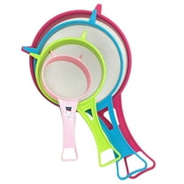 Huarll Funnel Plastic Food Small Kitchen Sieve Mini Strainer Mesh 4Pcs Scoop Basket Kitchen，Dining Bar