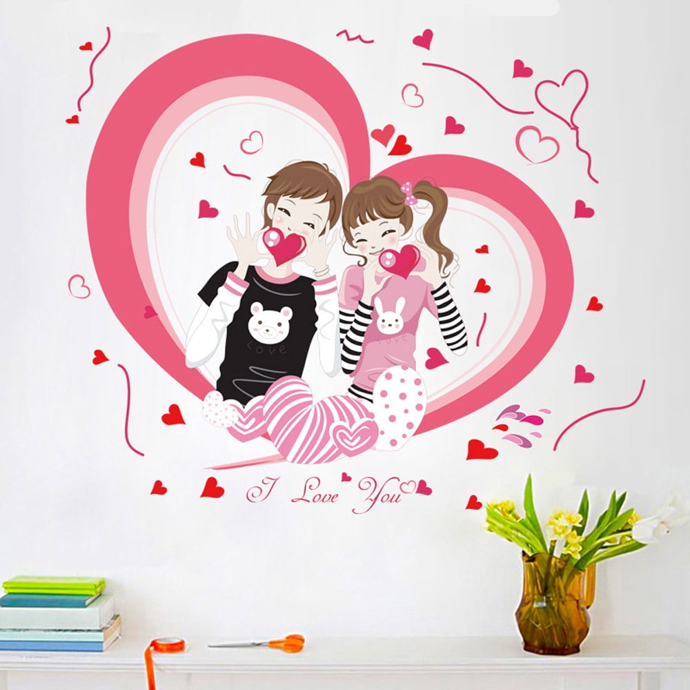Huashengg DIY Removable Wall Decal Family Home Sticker Mural Art Home