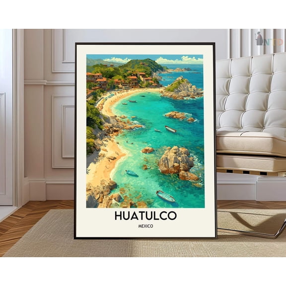 Huatulco Oaxaca Mexico Poster Unframed Paper Print