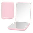 thumbnail image 1 of Huauoo Pocket Mirror, 1X/3X Magnification LED Compact Travel Makeup Mirror with Light, 1 of 6