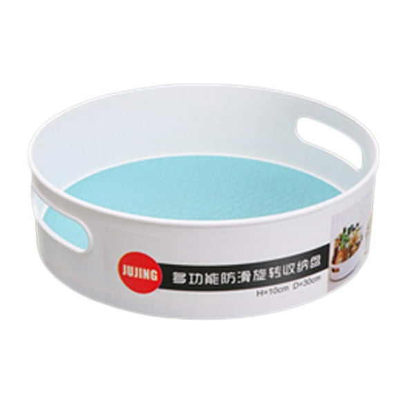 Huayishang Bathroom Shelf, Kitchen Essentials Clearance Sale Gray L Internet Celebrity Rotating Non-Slip Storage Rack Storage Tray Kitchen Bathroom Rack Cosmetic Storage Tray Lazy