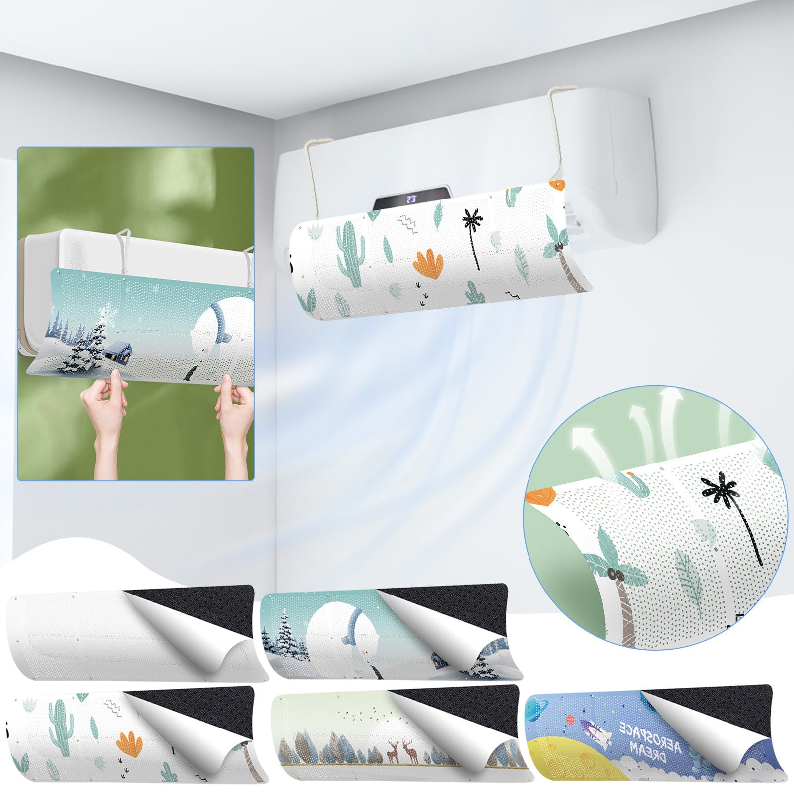 Huayishang Blocking Board Clearance, Adjustable Air Conditioner