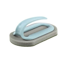 Huayishang Cleaning Brush Strong Decontamination Sponge Brush Handle Brush Hard Bottom Cleaning Brush, Kitchen Essentials Clearance Sale Light Blue