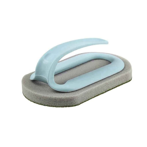 Huayishang Cleaning Brush Strong Decontamination Sponge Brush Handle Brush Hard Bottom Cleaning Brush, Kitchen Essentials Clearance Sale Light Blue