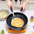 thumbnail image 1 of Huayishang Cooking Utensils Silicone Pancake Spatula Wide Flexible Silicone Spatula Non Stick Pan Round Pancake Spatula Hot Cooking Spatula, Kitchen Essentials Clearance Sale Black, 1 of 4