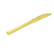 Efavormart 24 Pack | 7" Gold Modern Hollow Handle Design Plastic Utensil Set, Disposable Forks ...