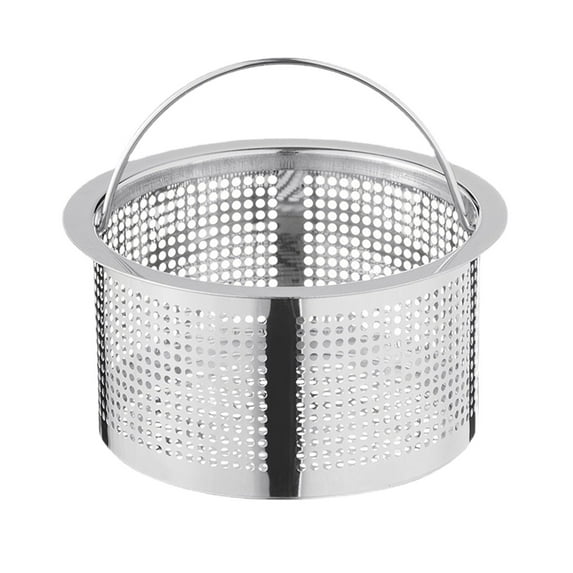 Huayishang Filter Stainless Steel Sink Deep Bucket Filter Kitchen with Handle Residue Mesh Screen B, Kitchen Essentials Clearance Sale