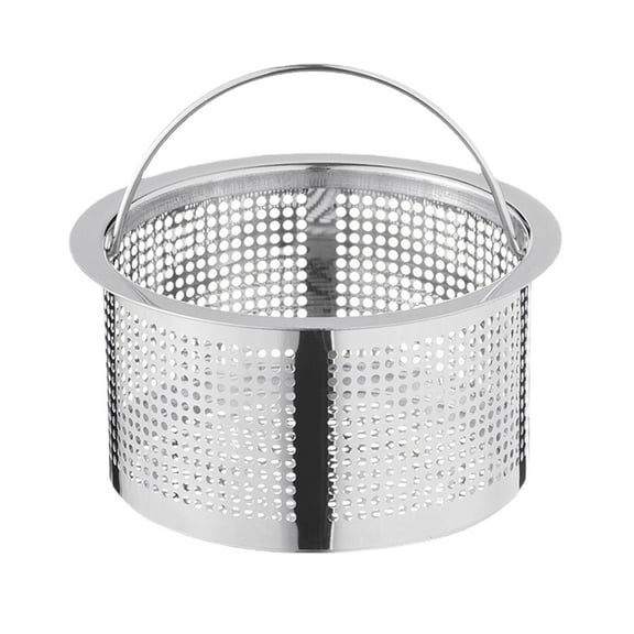 Huayishang Filter Stainless Steel Sink Deep Bucket Filter Kitchen with Handle Residue Mesh Screen B, Kitchen Essentials Clearance Sale