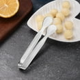 thumbnail image 1 of Huayishang Kitchen Clips 3Pcs 11Cm Thickened Burr-Free Stainless Steel Sugar Cube Clip Small Ice Clip Ice Bucket Clip Ice Tongs Silver, Kitchen Essentials Clearance Sale Silver, 1 of 3