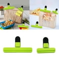 thumbnail image 1 of Huayishang Kitchen Clips Chip Bag Clips Hia Stylish Wide Open Bag Clips for Food Storage Heavy Seal Grip , Kitchen Essentials Clearance Sale Green, 1 of 6