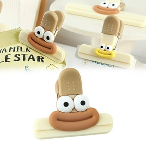 Huayishang Kitchen Clips Fun Cartoon Proof Food Sealing Clips Fresh Keeping Clamp for Home for Snacks Fruits Chip Breads, Kitchen Essentials Clearance Sale