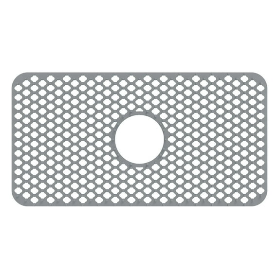 Huayishang Kitchen Drain Rack Kitchen Hollow Sink Drain Pad Sink Bottom Anti-Scratch Filter Pad Bar Insulation Pad Gray A, Kitchen Essentials Clearance Sale Grey