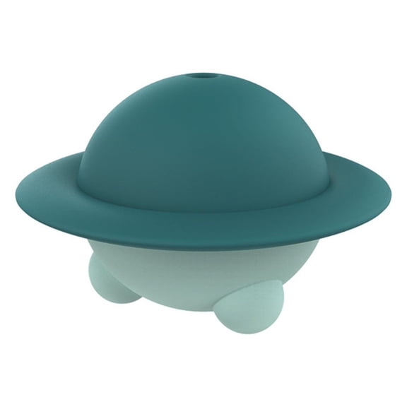 Huayishang Kitchen Ice Tray Silicone Ice Ball Mold Ice Tray Spherical Flying Saucer Round Ice Ball Box Blue, Kitchen Essentials Clearance Sale Blue