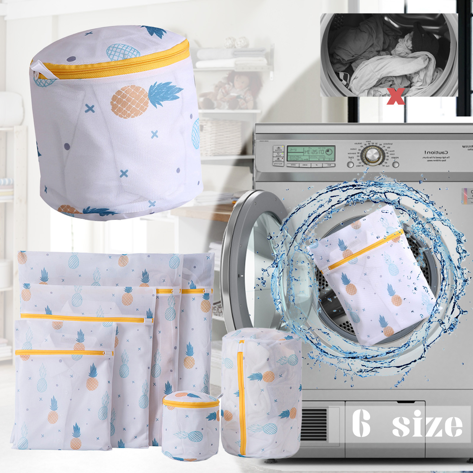 Huayishang Laundry Bag Clearance, 1Pcs Durable Fine Mesh Laundry Bags for Delicates with Zipper