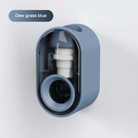 Huayishang Locker Shelf Automatic Toothpaste Squeezer Children's Household Wall-Mounted Toothbrush Storage Rack Creative Toothpaste Squeezer Blue, Kitchen Essentials Clearance Sale Blue