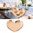 thumbnail image 1 of Huayishang Locker Shelf Gold Heart Shaped Jewelry Storage Tray Stainless Steel Candy Dessert Tray Rose Gold, Kitchen Essentials Clearance Sale Rose Gold, 1 of 9