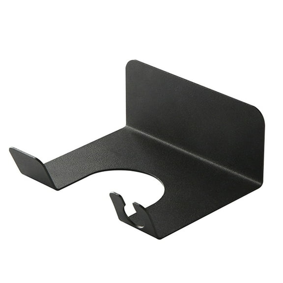 Huayishang Locker Shelf Hair Dryer Holder Adhesive Blow Dryer Holder Wall Mounted Hair Dryer Rack No Drilling Dryer Hanger for Bathroom Decor, Kitchen Essentials Clearance Sale Black