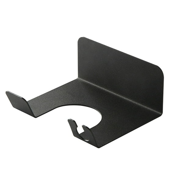 Huayishang Locker Shelf Hair Dryer Holder Adhesive Blow Dryer Holder Wall Mounted Hair Dryer Rack No Drilling Dryer Hanger for Bathroom Decor, Kitchen Essentials Clearance Sale Black