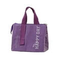 thumbnail image 1 of Huayishang Lunch Box for Women Portable Lunch Bag Thickened Aluminum Film Water Thermal Leak Proof Lunch Lunch Insulation Bag, Kitchen Essentials Clearance Sale Purple, 1 of 9